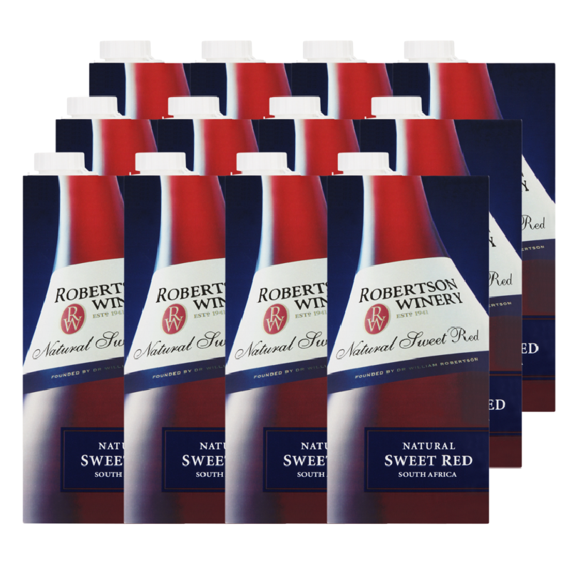 12x ROBERTSON NATURAL SWEET RED 1l