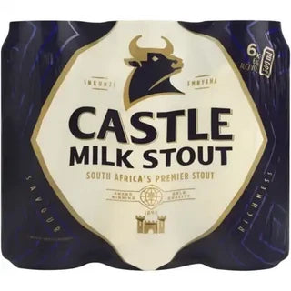 6x Castle Milk Stout 500ml can