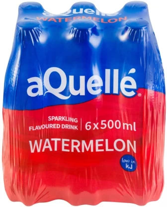 Quelle Sparkling Watermelon Flavoured Water (6 x 500 ml)
