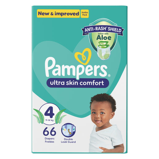 Pampers Active Jumbo Pack No.4 Maxi 66'S