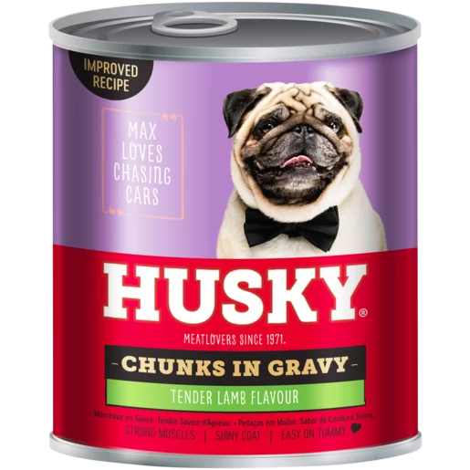 Husky Lamb Chunks in Gravy 775g