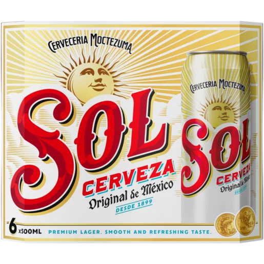 6x Sol 500ml Can