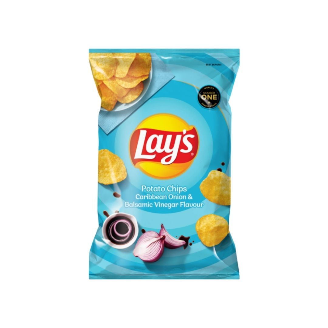 Lays Caribbean Onion and  Balsamic Vinegar 120g