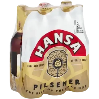 6x Hansa Pilsener 330ml 6 Pack