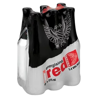 6X Red square energy  Vodka 275ML pack