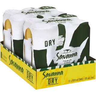 Savanna Dry Can 24 x 500ml