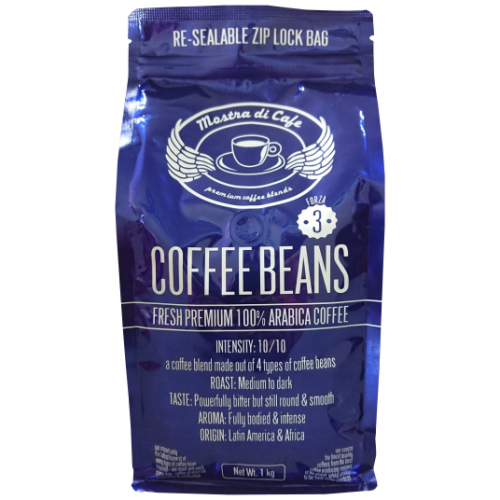 4X Mostra di cafe Coffee Beans forza 3 1KG